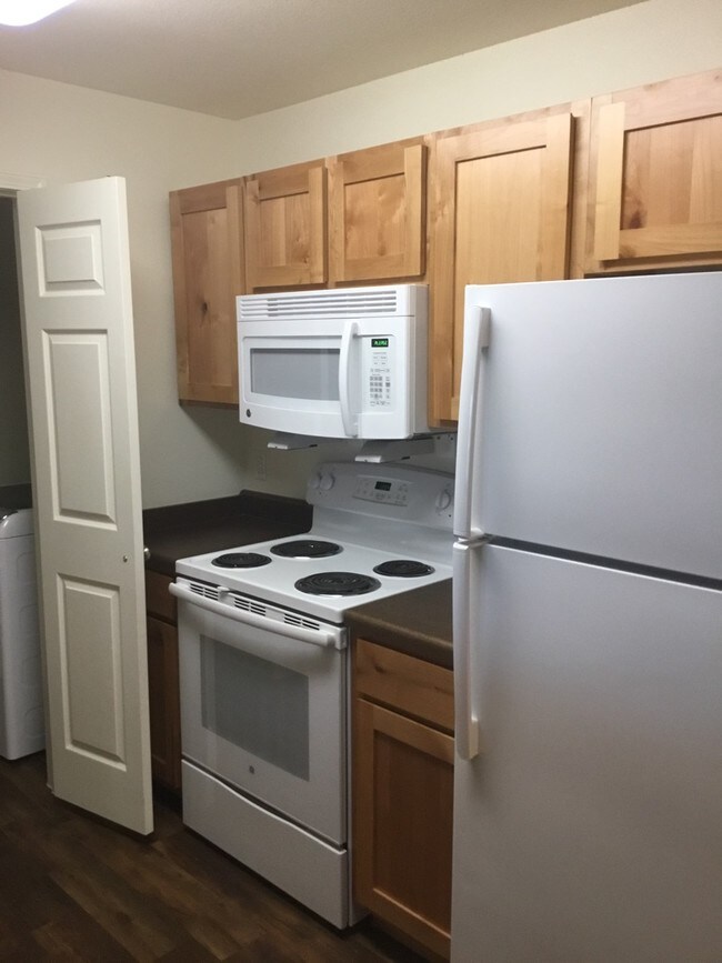 Microwave, Oven and Refrigerator with built in icemaker