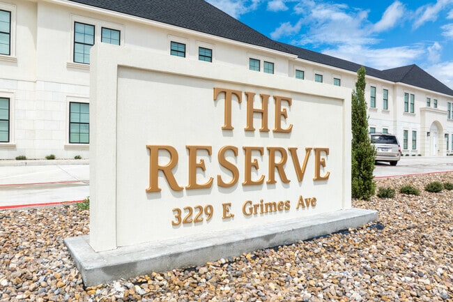 The Reserve Signage