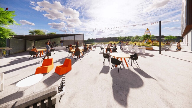 Outdoor seating area