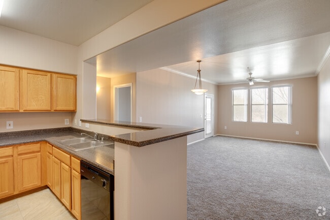 2BR, 2BA - 1,120SF
