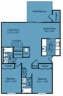2BR/2BA