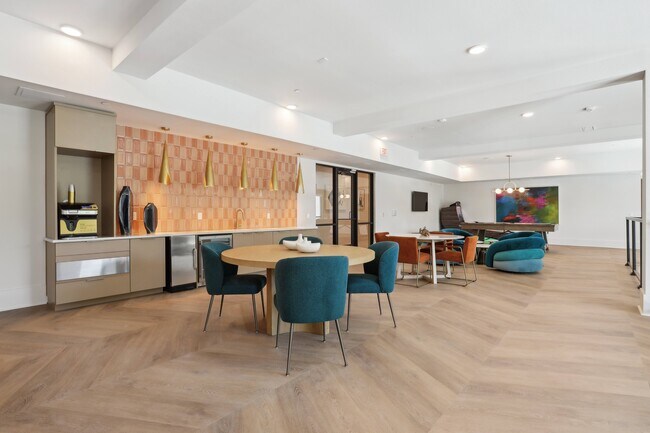 Social Lounge with TVs, Games, and Relaxing Spaces