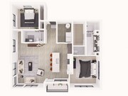 Floorplan F 1327 sqft