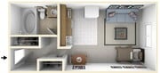 Studio, 392 sqft