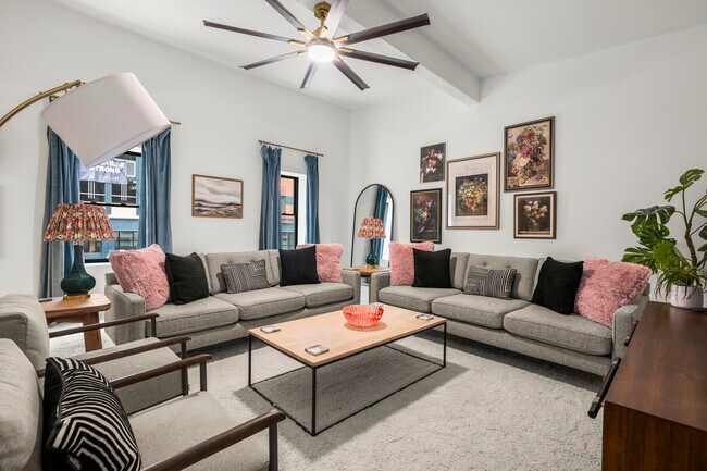 Apartment 201 Living Room - 11 Broadway Rental