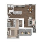 Compass - Patio - 1 Bed, 1 Bath, 1084 sq. ft.