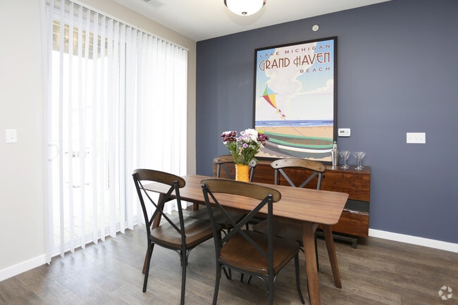 Dining area leading out to deck