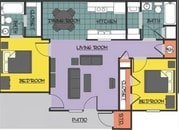 2BR/2BA