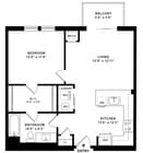 A1 Floor plan W Dimensions