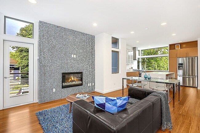 Open Space Living Room (with half bath)