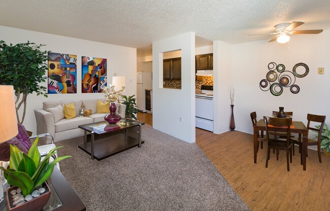 Living Room - Newport Square Apartments