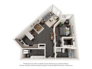 B.6 floor plan Claro at the Waterfront