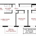 2 habitaciones/1 baño B1