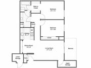 2BR/1BA