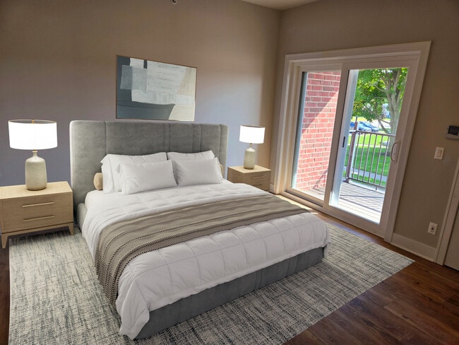 Bedrooms with Walk-Out Balcony