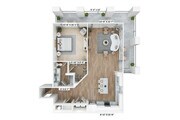 Explore the chic design of this urban retreat, perfect for contemporary living.