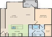 A4G Floor Plan w/ attached Garage