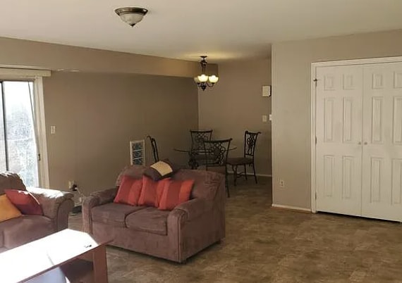Living Room - 7503 Riverdale Rd, Apt 2027 Unit 2027