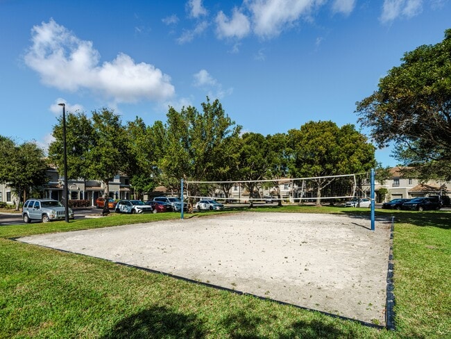 Sand volleyball area