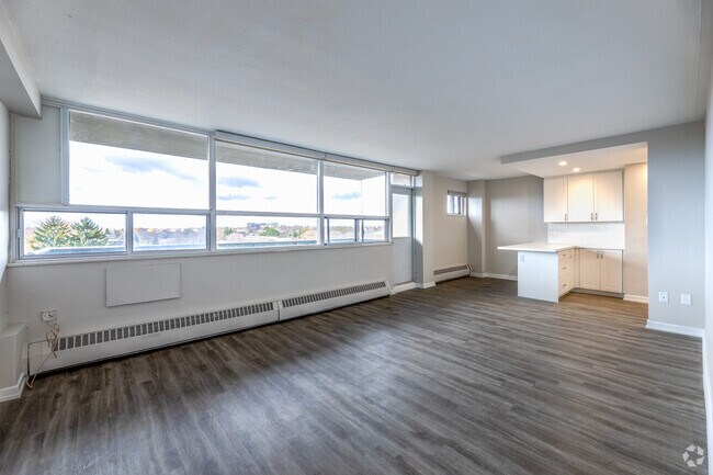 2BR, 1BA - Living Room - Almore Apartments