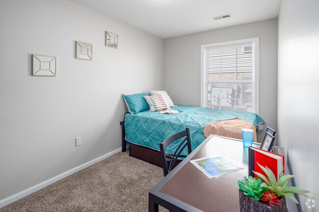 4BR, 2BA - Model - 1,200SF - Bedroom