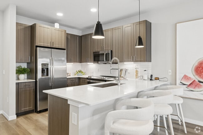 B2 2BR, 2BA - 1,147SF - Kitchenn