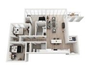 3 Bed 2 Bath Large