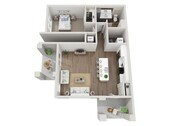 Floor Plan 1D | Seasons at River View | Apartments in Pleasant Prairie, WI