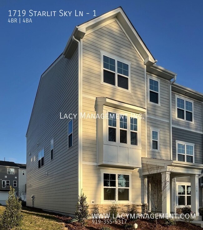 1719 Starlit Sky Ln Townhome Townhome Rental in Cary NC