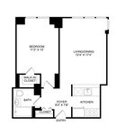 One Bedroom One Bath (660 SF)