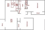 2BR/1.5BA