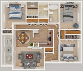 3 x 2 Floor Plan