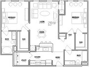 Kennedy floor plan Jefferson at Dedham Station