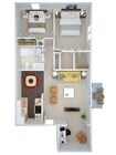 2 Bedroom with Den