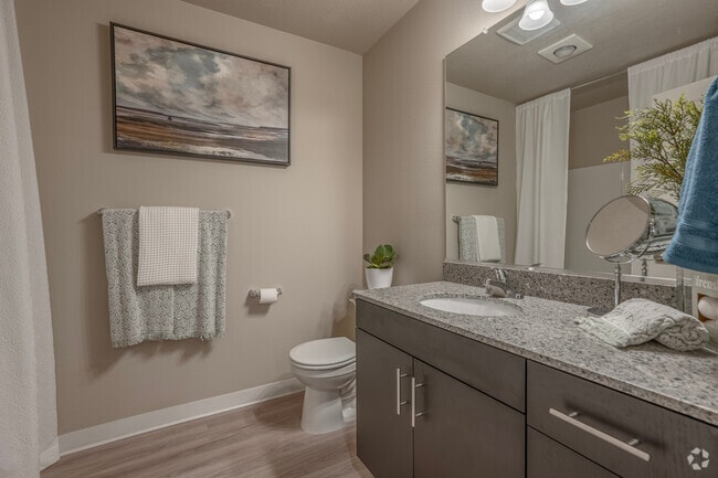 1BR, 1BA - 656SF Bathroom