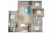 Four Bedroom Three Bath | 1520 sq ft