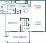1BR/1BA