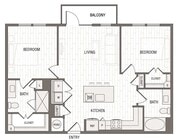 2Beds 2Baths