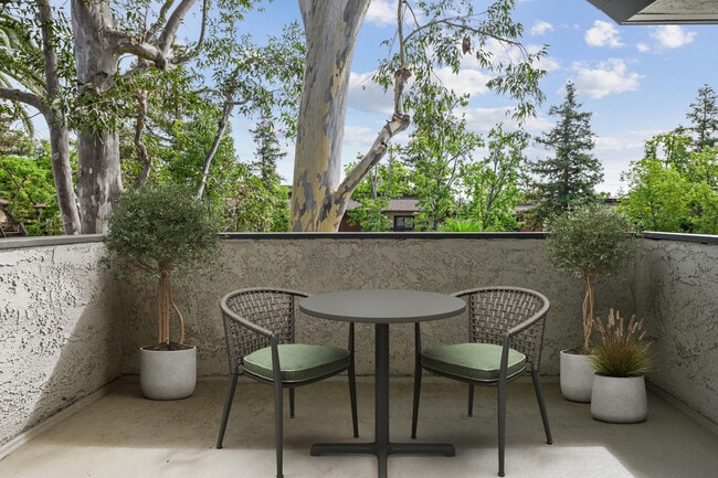 Private balcony