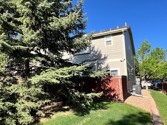 back side of unit fenced patio with gate - 9106 Gale Blvd