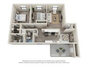 2 Bedroom Floorplan