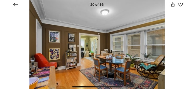 Dining room - 1440 W Elmdale Ave Unit Apt 2
