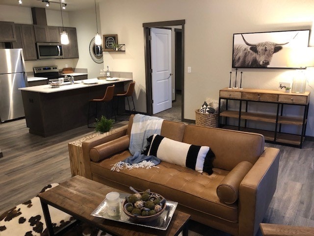 2 bed 2 bath Model Living Room