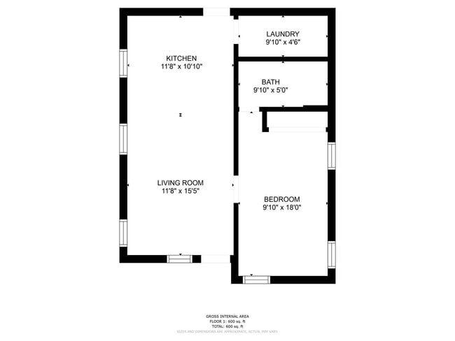 Photo - Charming Home in Garfield District – Renovated w/ Hardwood Floors, Granite Counters, In-Unit W/D ...