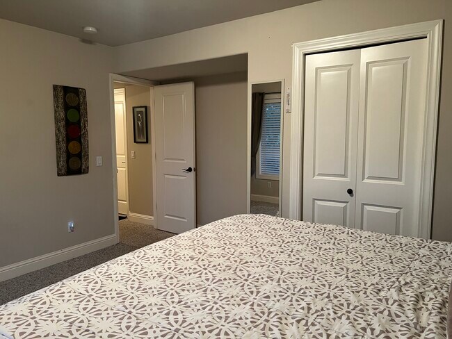 Master bed view 1
