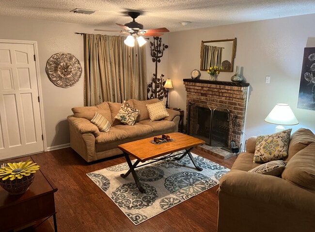 Cozy living room with new tv - 451 Marion Ave