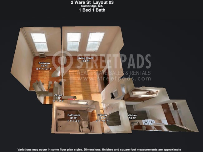 Layout 03 - 2 Ware St Unit 403