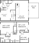 3BR/1.5BA