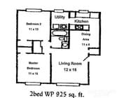 2BR/1BA