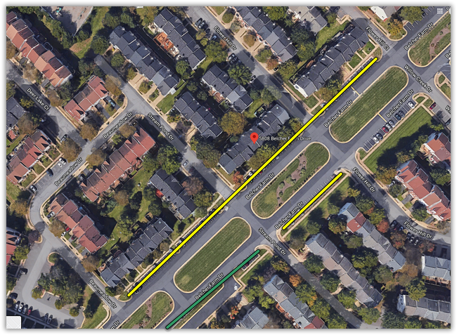 Available parking *see latest markings on pavement to confirm* - 5808 Belcher Farm Dr Townhome